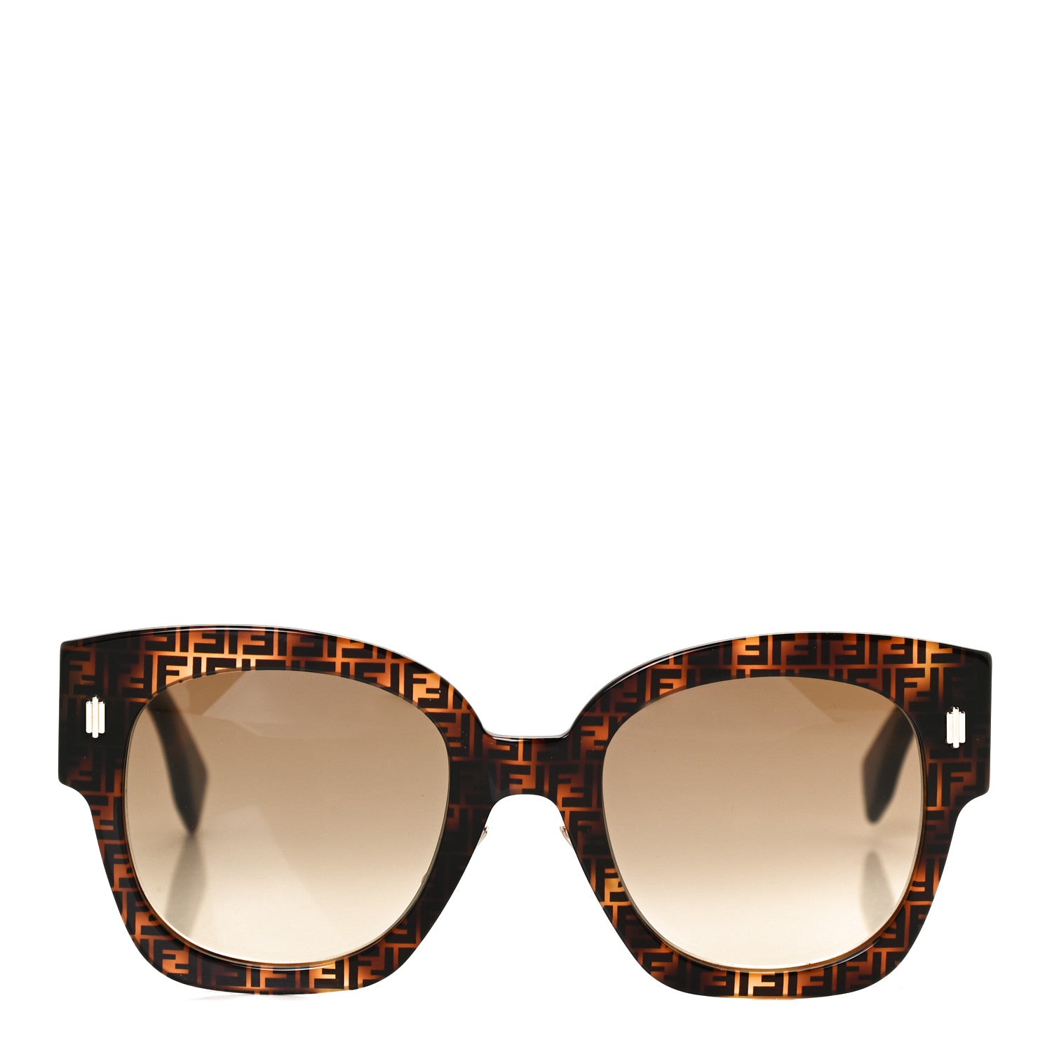 Fendi Acetate FF Sunglasses FF 0458/G/S Havana 2 of 9