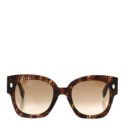 Fendi Acetate FF Sunglasses FF 0458/G/S Havana 2 of 9