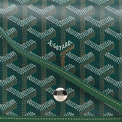 Goyard Goyardine Plumet Wallet Clutch Green 7 of 9