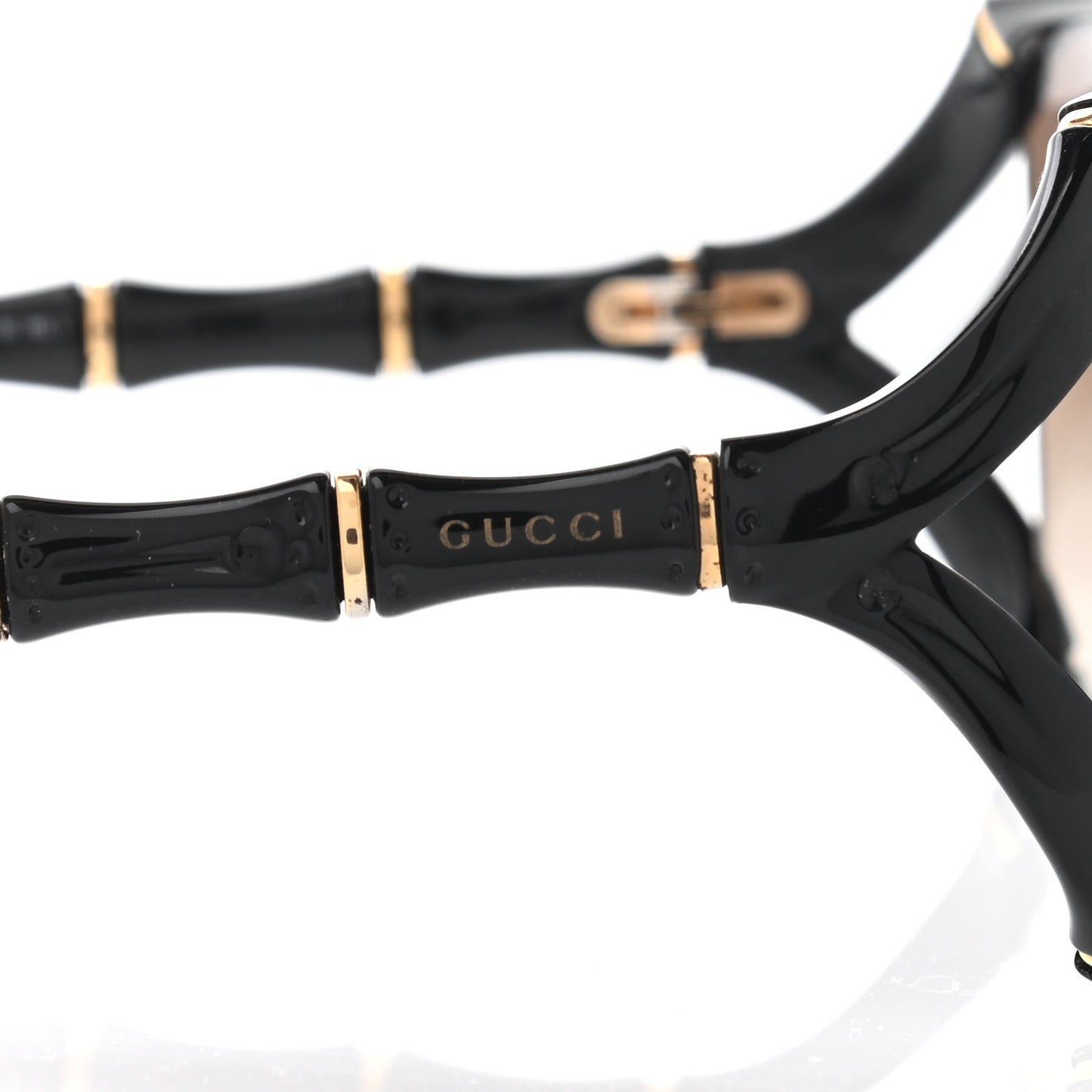 Acetate Bamboo Effect Sunglasses GG3508/S Black