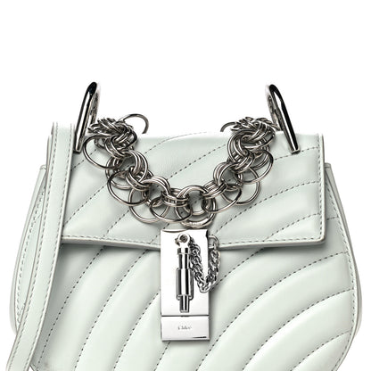 Chloe Calfskin Quilted Mini Drew Bijou Shoulder Bag Airy Grey 7 of 12