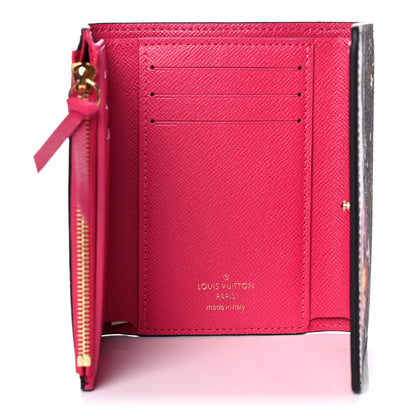Louis Vuitton Monogram 2019 Christmas Animation Victorine Wallet Fuchsia 5 of 9