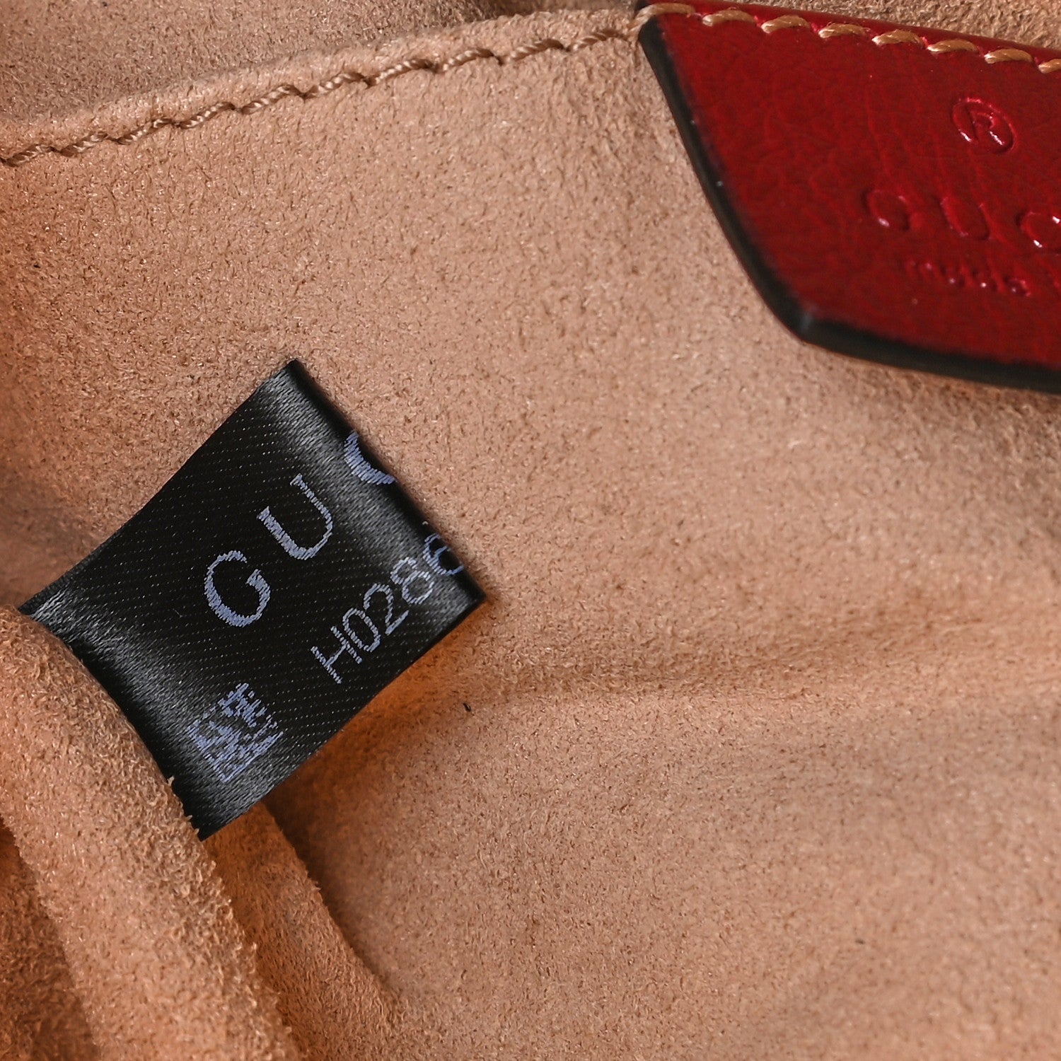 Gucci Azalea Calfskin Matelasse Diagonal Torchon GG Marmont Belt Bag 75 30 Black Romantic Cerise 7 of 12