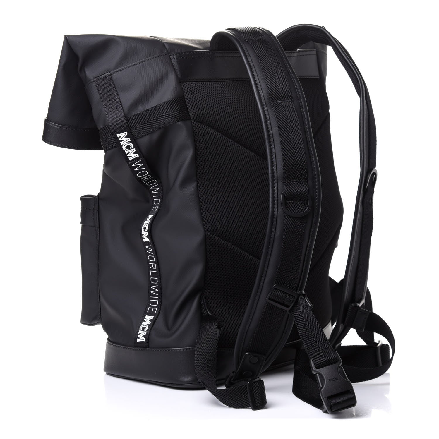 MCM Nylon Backpack Black 2 of 4