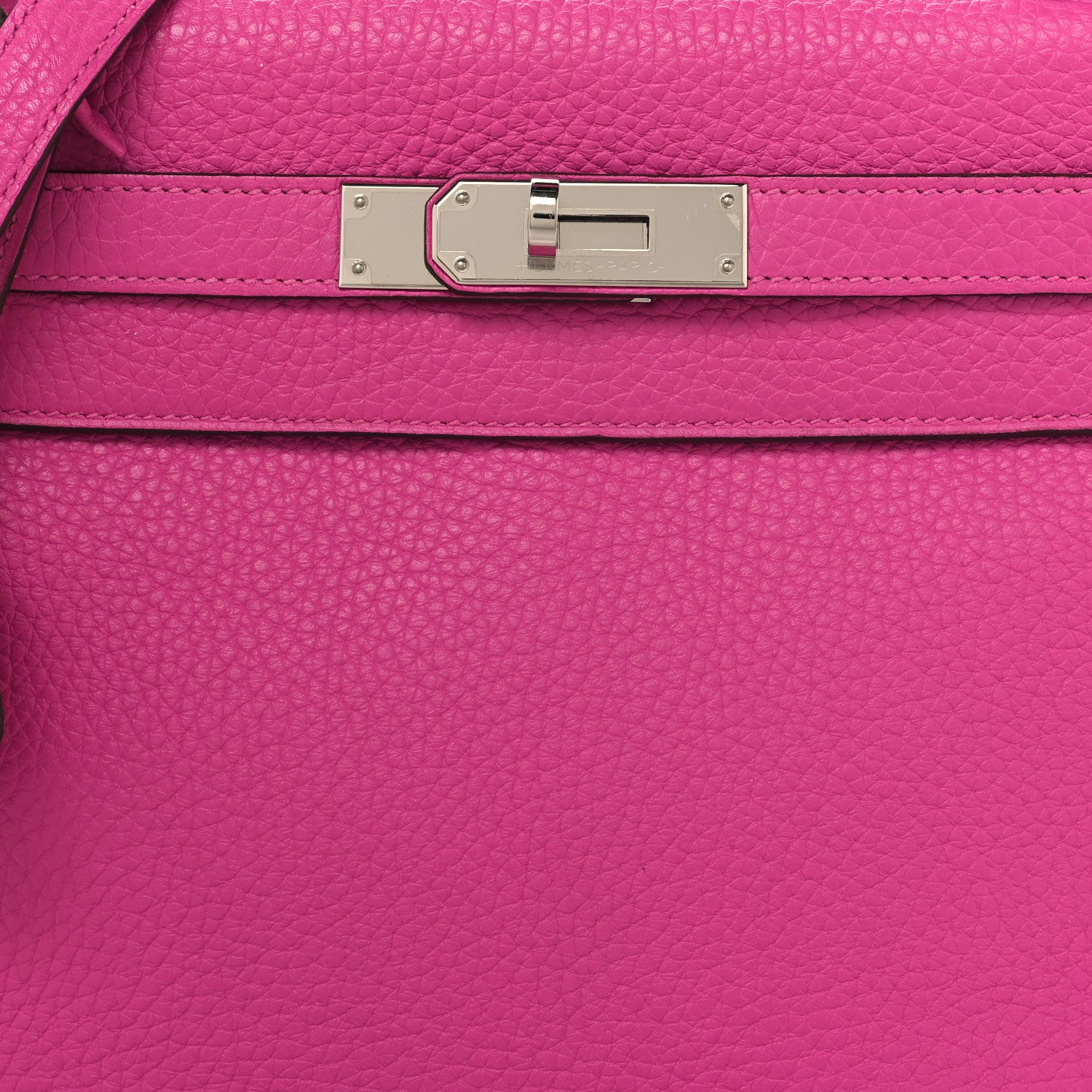 Hermes Taurillon Clemence Kelly Retourne 28 Rose Pourpre 8 of 12