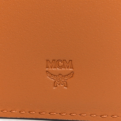 MCM Visetos Small Flap Wallet Cognac 6 of 7