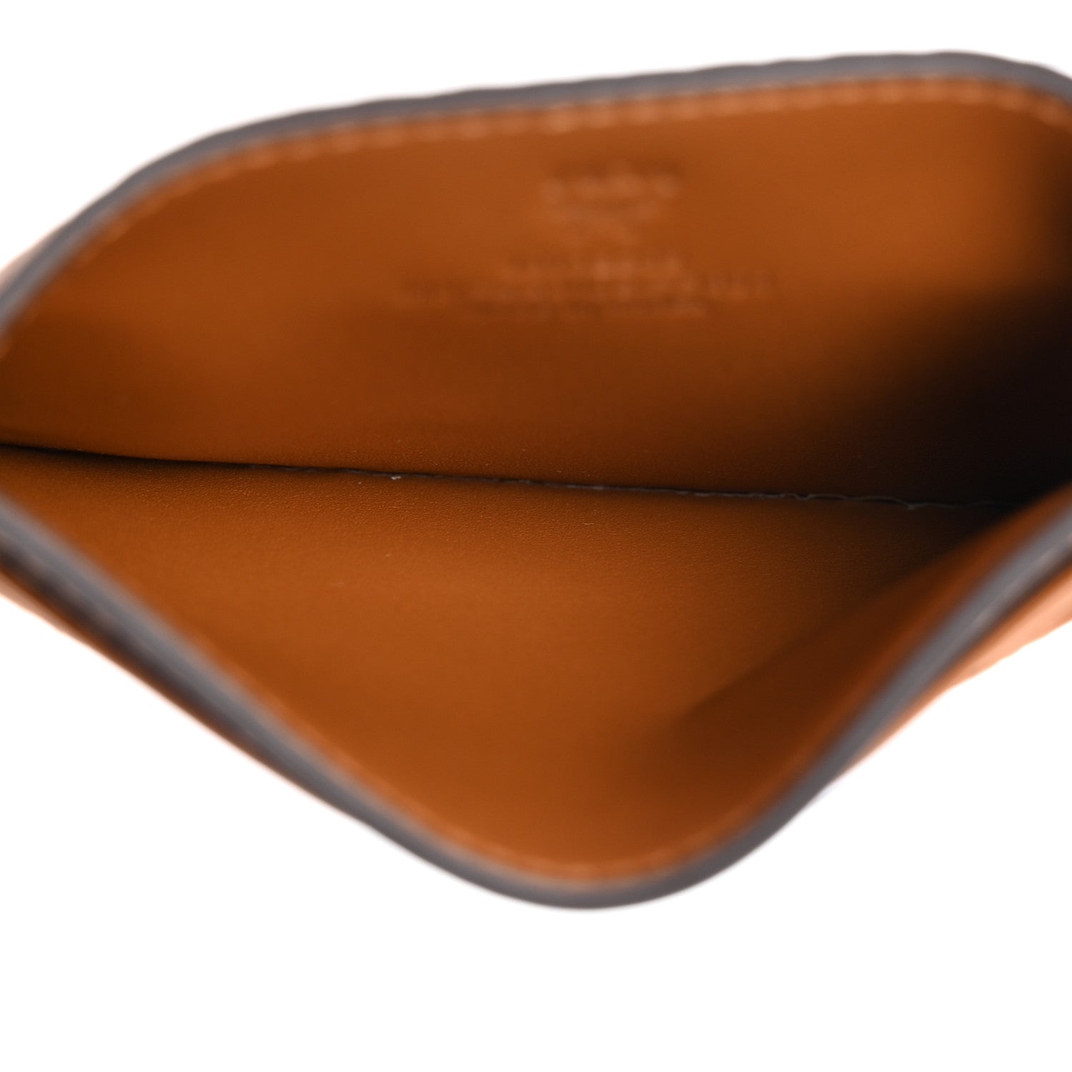 MCM Calfskin Visetos Card Holder Money Clip Cognac 5 of 7