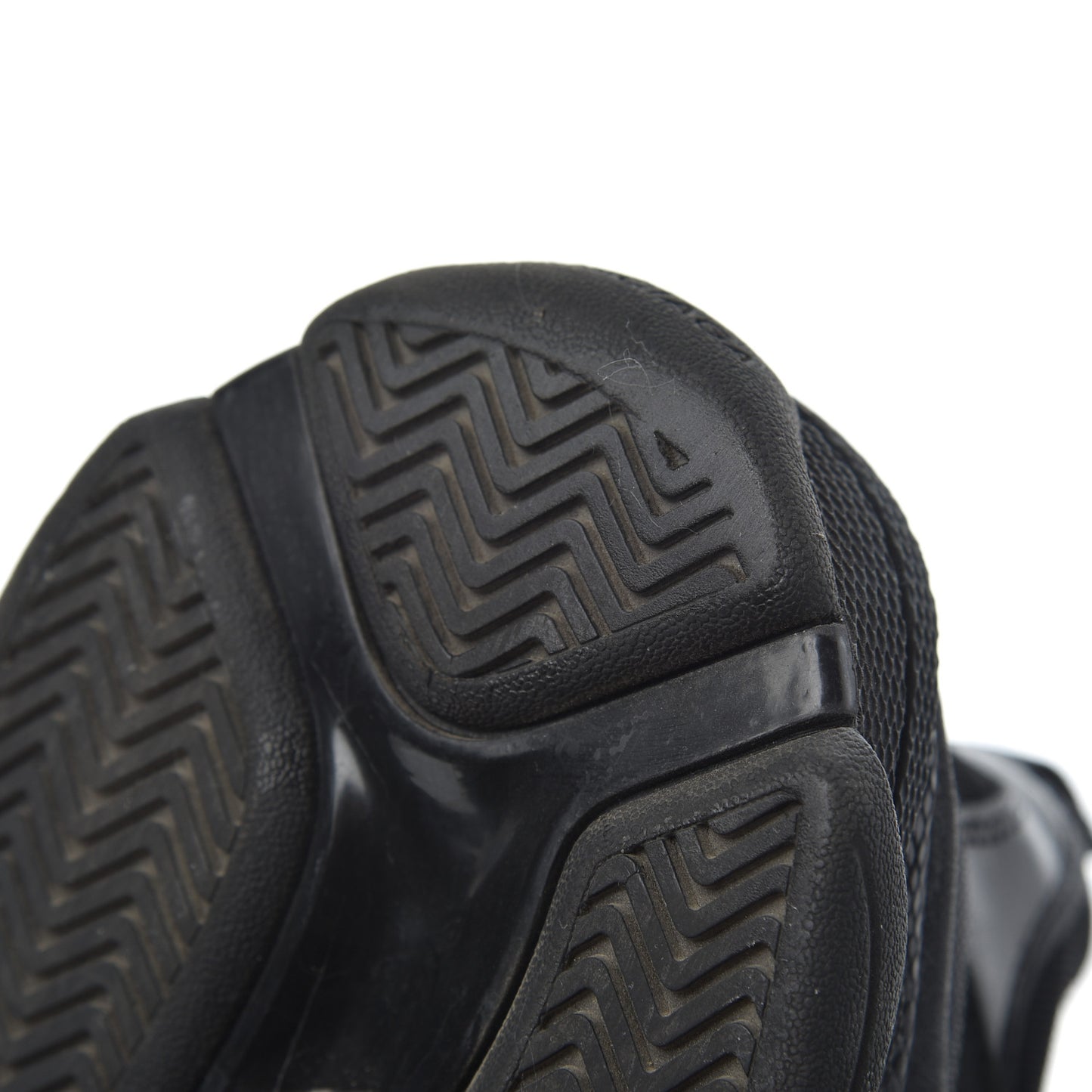 Fabric Mesh Womens Triple S Sneakers 38 Black