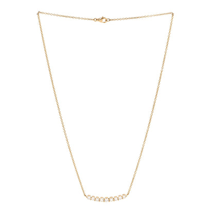 Anita Ko 18K Yellow Gold Diamond Delilah Crescent Necklace 3 of 7