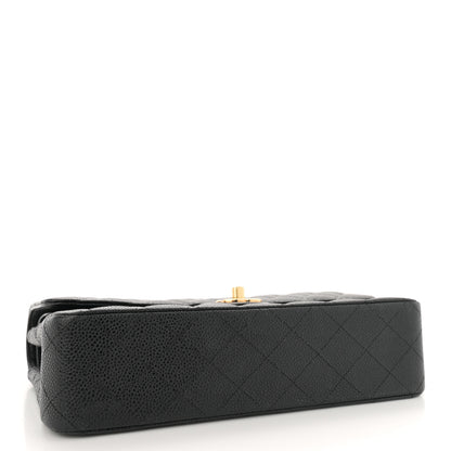 Chanel Caviar Quilted Medium Double Flap Black 4 of 11