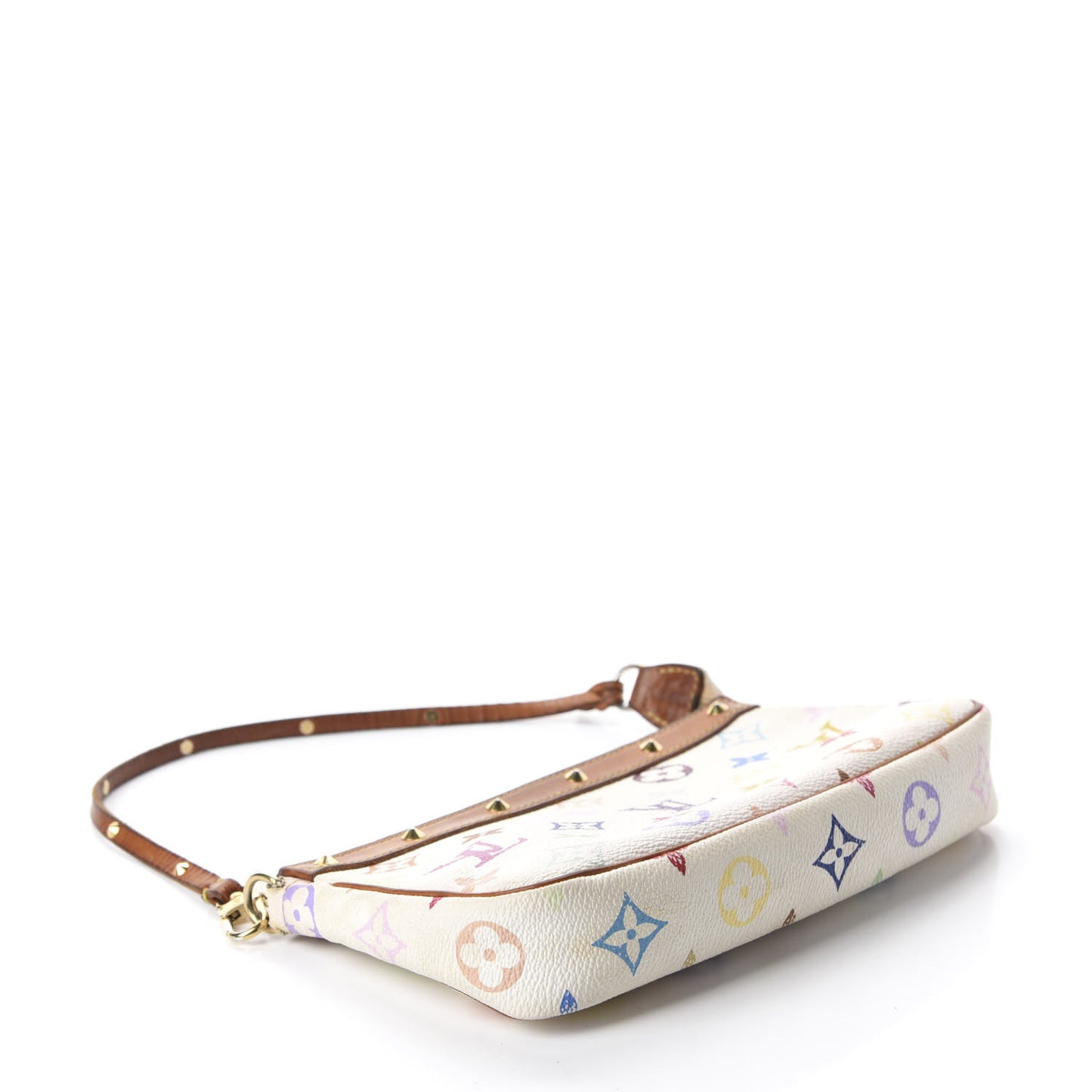 Monogram Multicolor Pochette Accessories White