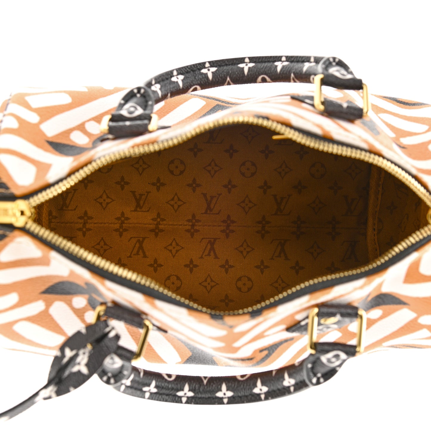 Monogram Giant Crafty Speedy Bandouliere 25 Creme Caramel