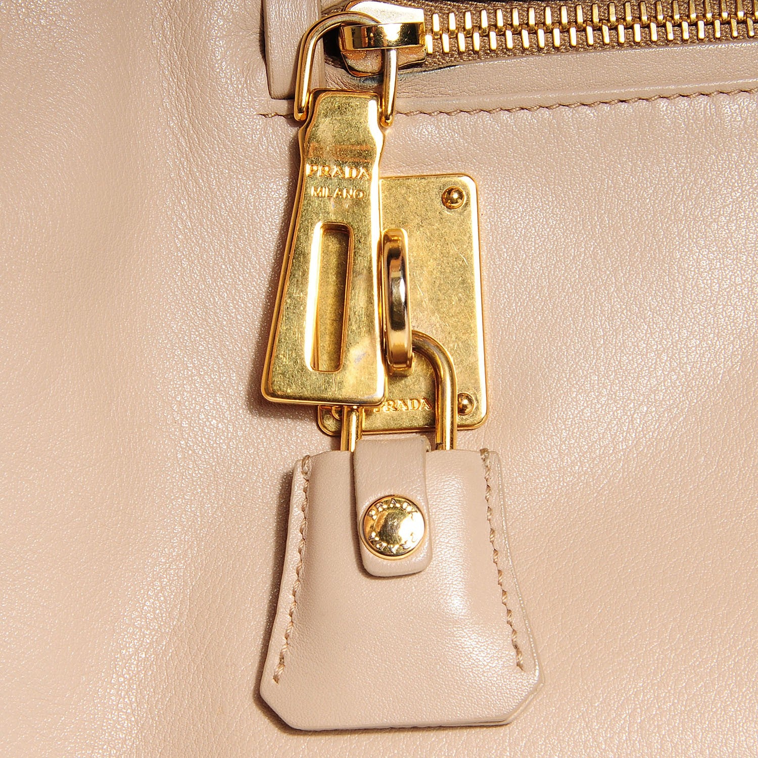 Prada Soft Calf Shoulder Bag Quarzo 11 of 11