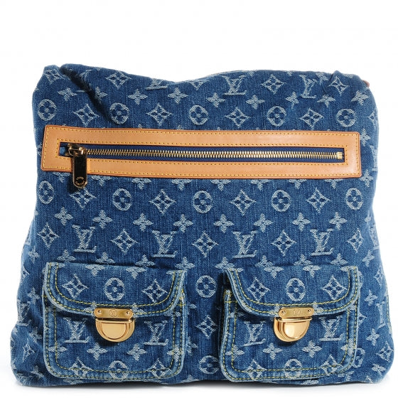 Louis Vuitton Denim Baggy GM Blue 1 of 7