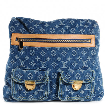 Louis Vuitton Denim Baggy GM Blue 1 of 7