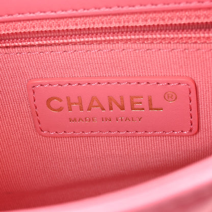 Chanel Lambskin Quilted CC Small Dynasty Flap Pink 5 of 10