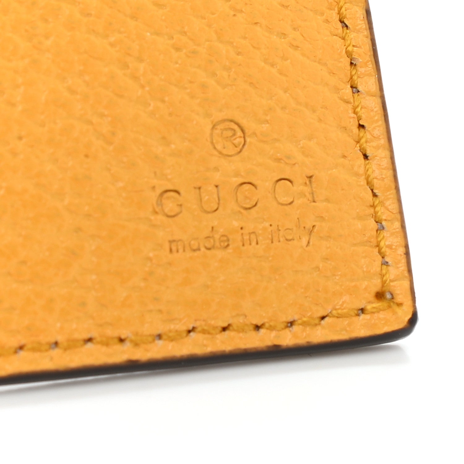 Gucci GG Supreme Monogram Neo Vintage Bi-Fold Wallet Beige Crop New Acero 7 of 8