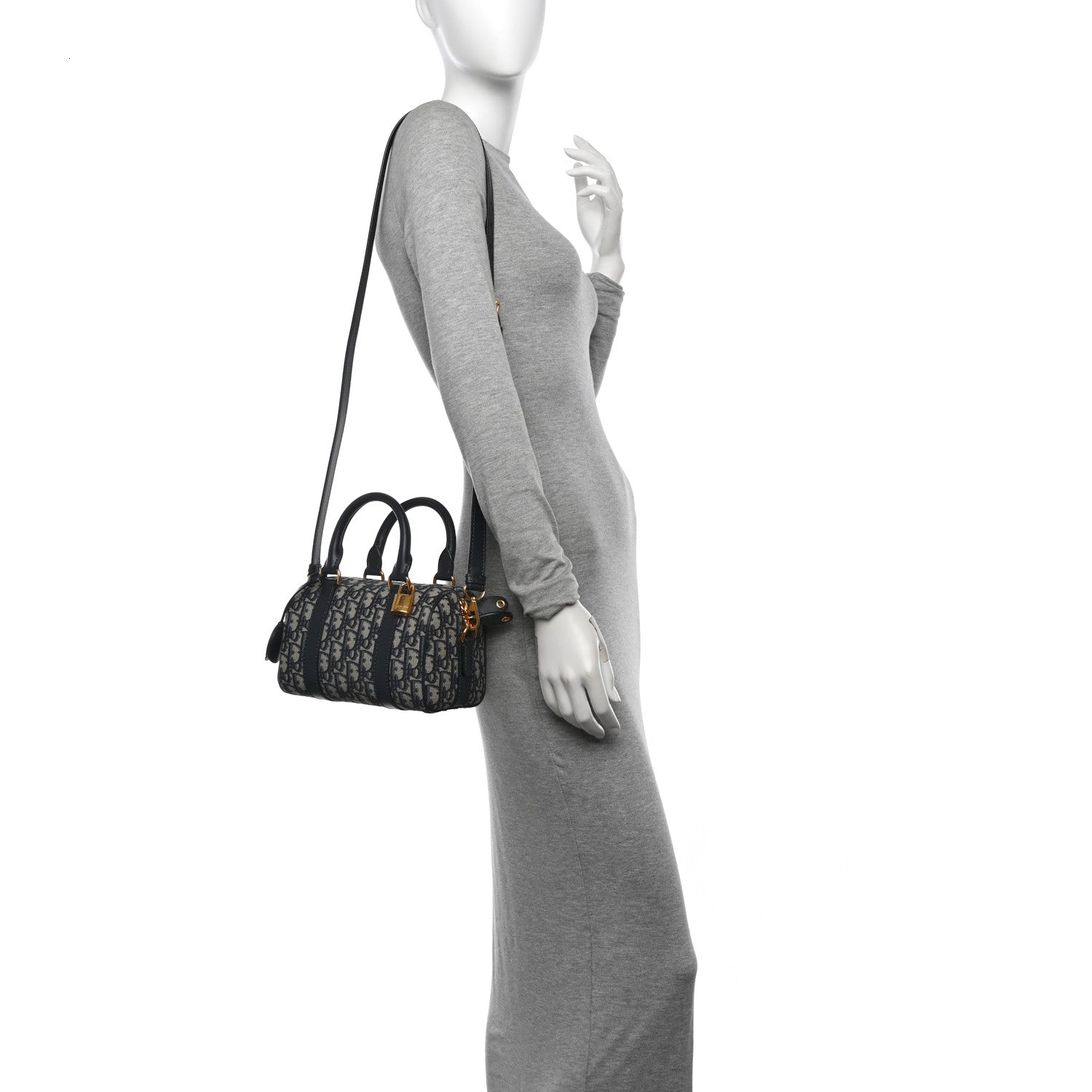 Christian Dior Oblique Groove 20 Bag Blue 2 of 11