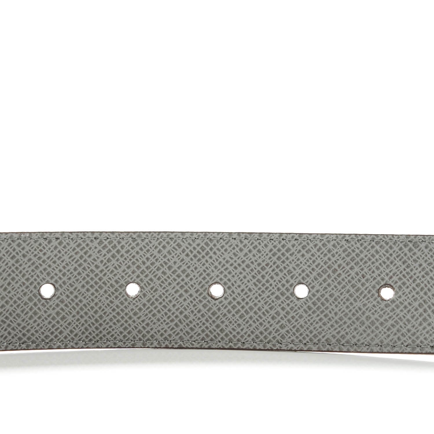 Louis Vuitton Taiga 35mm LV Initiales Belt 85 34 Glacier 6 of 8