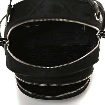 Prada Nylon Tessuto Impuntu Quilted Backpack Black 5 of 14