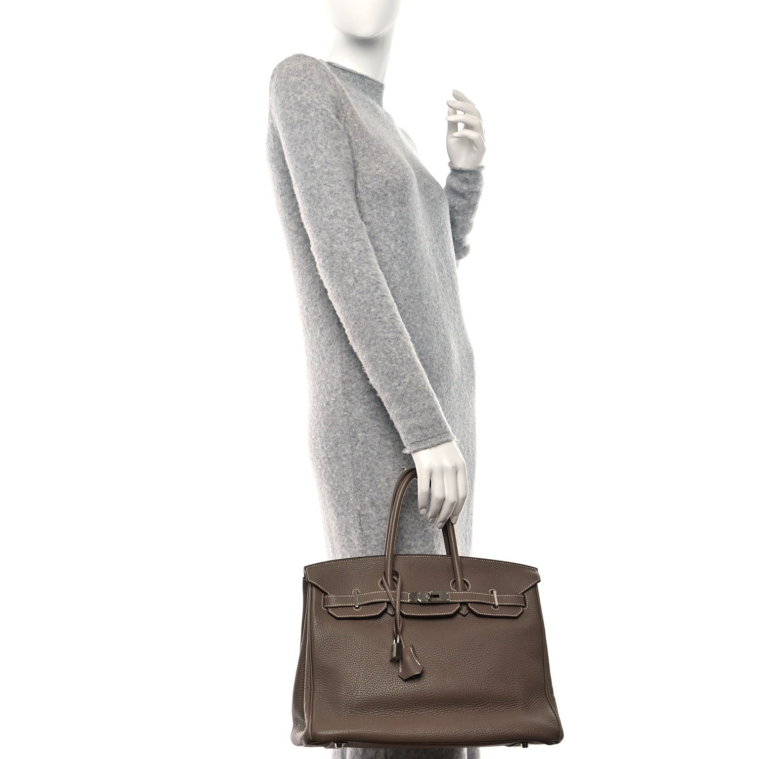 Hermes Togo Birkin 35 Etoupe 2 of 17