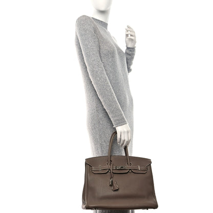 Hermes Togo Birkin 35 Etoupe 2 of 17