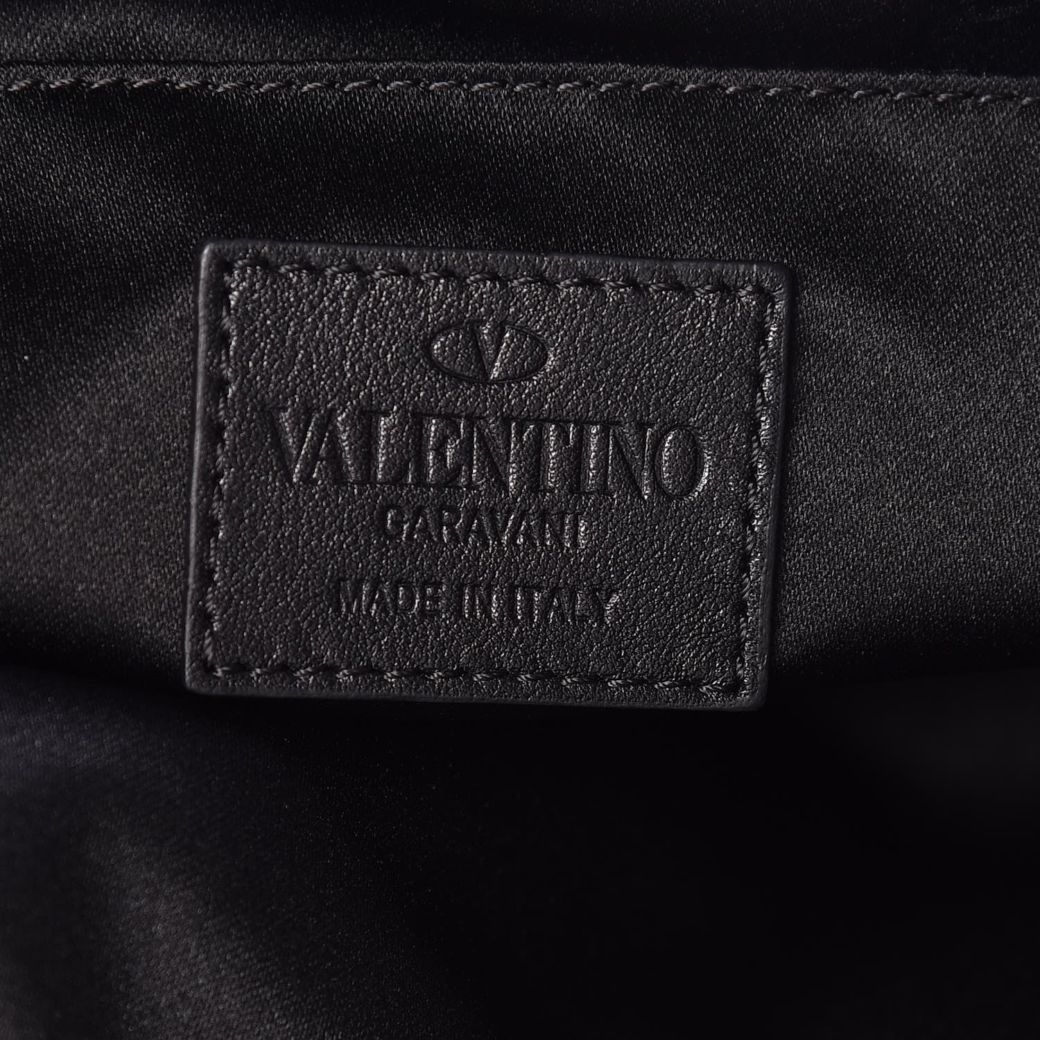 Valentino Garavani Nylon Fantastic Animal Pouch Black 9 of 9