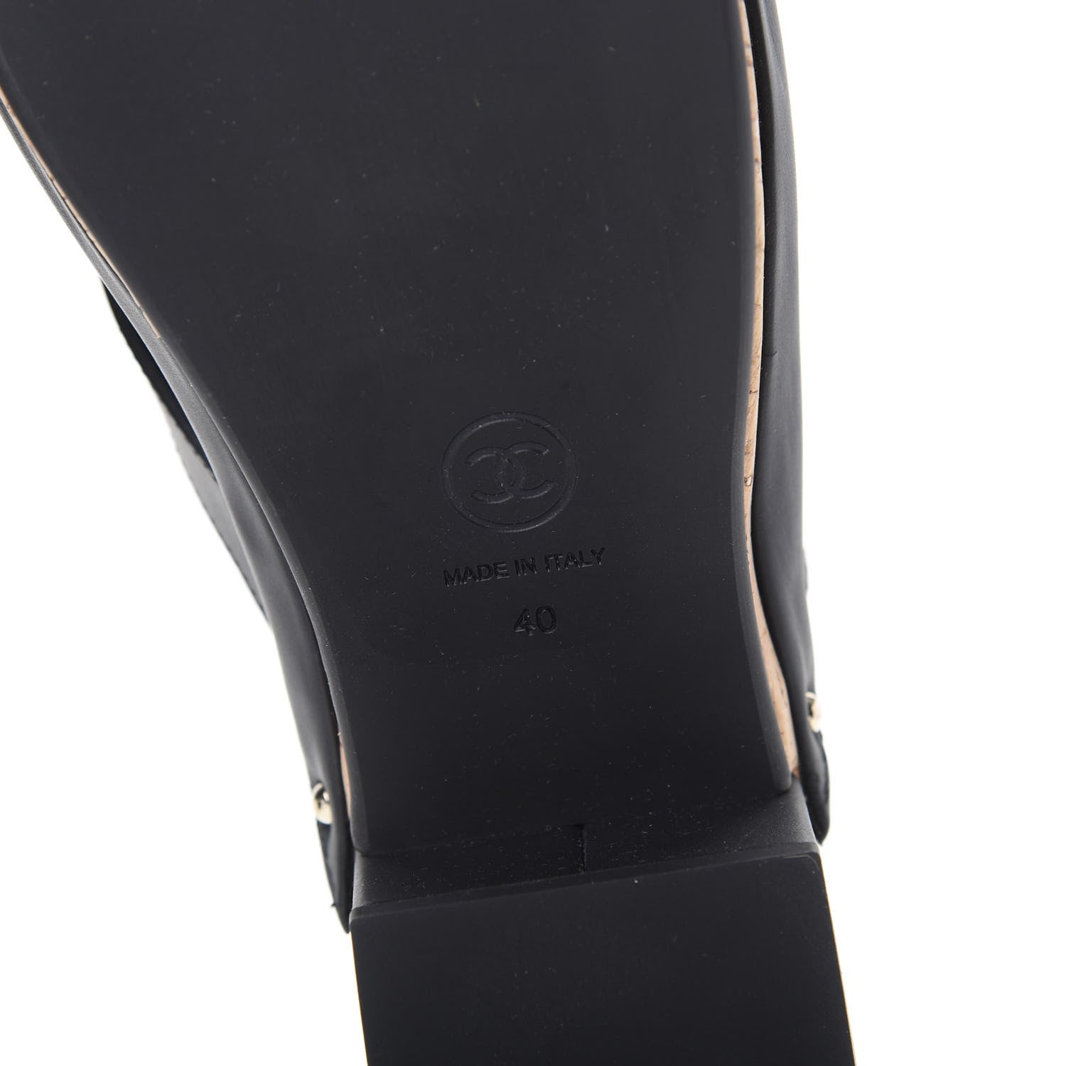 Chanel Calfskin CC Turn Lock Clogs 40 Black 6 of 10
