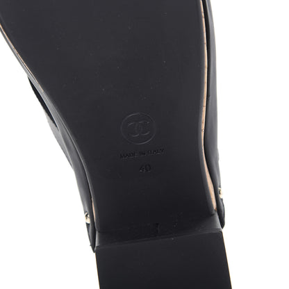 Chanel Calfskin CC Turn Lock Clogs 40 Black 6 of 10