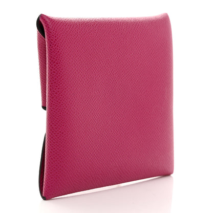 Hermes Epsom Bastia Coin Purse Rose Pourpre 6 of 14