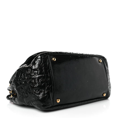Chanel Patent Puzzle Accordion Flap Bag Black 5 of 11