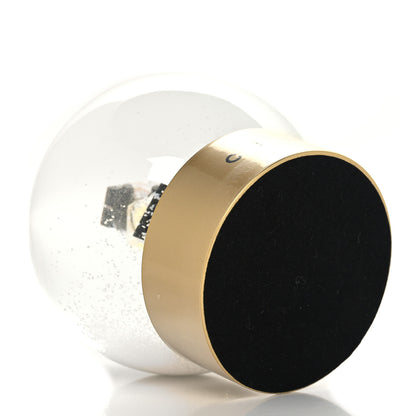 Chanel Glass N°5 Perfume Bottle Snow Globe Gold 4 of 9