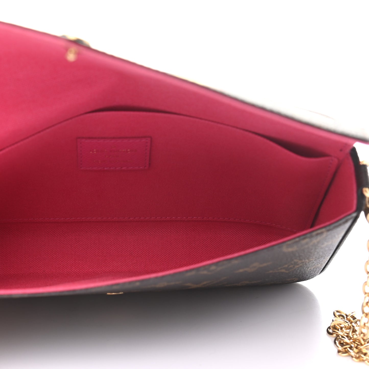Monogram LV Love Lock Pochette Felicie Chain Wallet