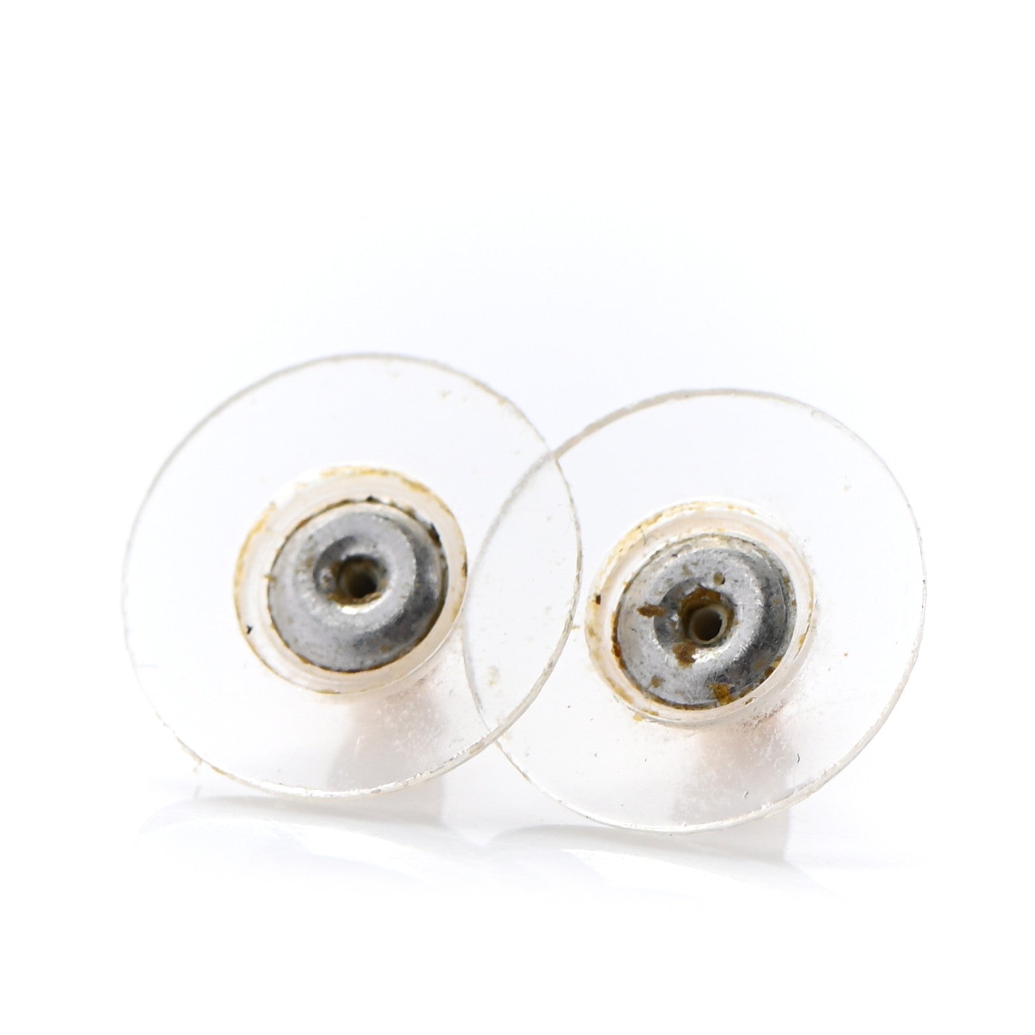 Chanel Crystal CC Earrings Gold 9 of 9