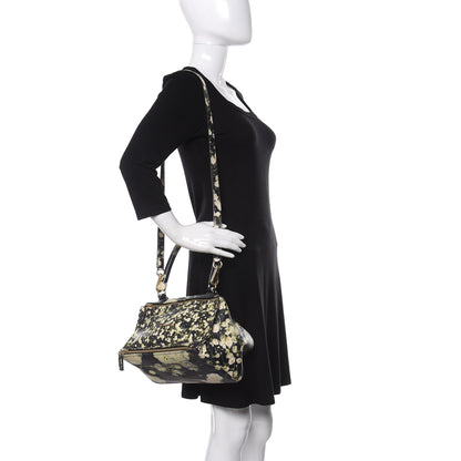 Givenchy Lambskin Baby's Breath Print Medium Pandora Black 2 of 10