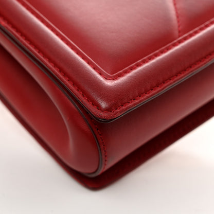 Dolce & Gabbana DOLCE GABBANA Calfskin Large Devotion Crossbody Bag Red 13 of 15