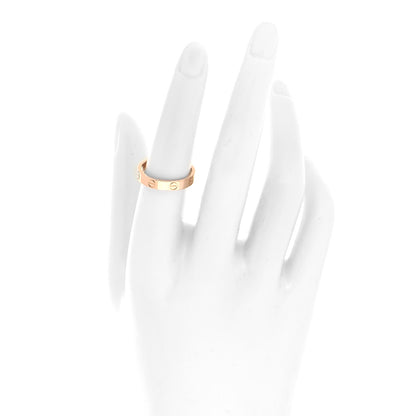 Cartier 18K Pink Gold 3.5mm LOVE Wedding Band Ring 54 6.75 2 of 4