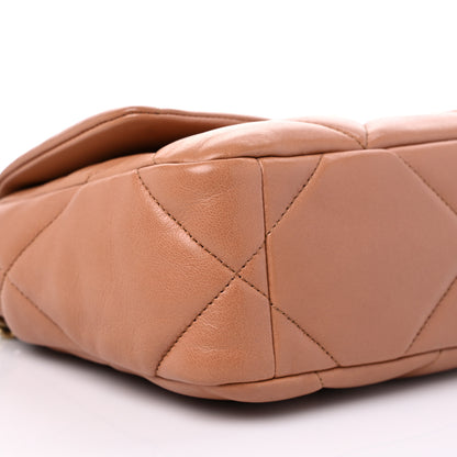 Chanel Lambskin Quilted Medium Chanel 19 Flap Brown 8 of 11