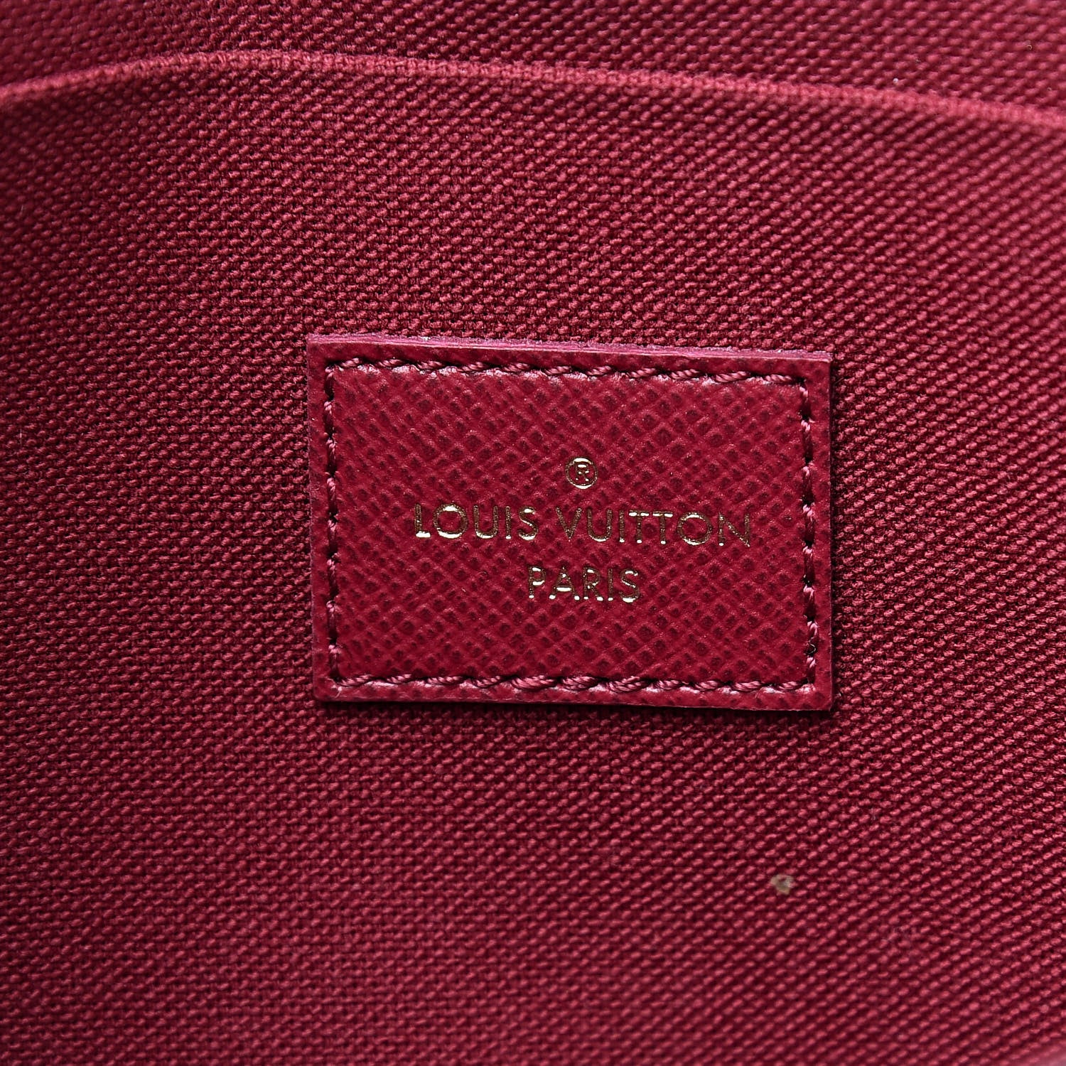 Louis Vuitton Monogram Pochette Felicie Chain Wallet Fuchsia 6 of 9