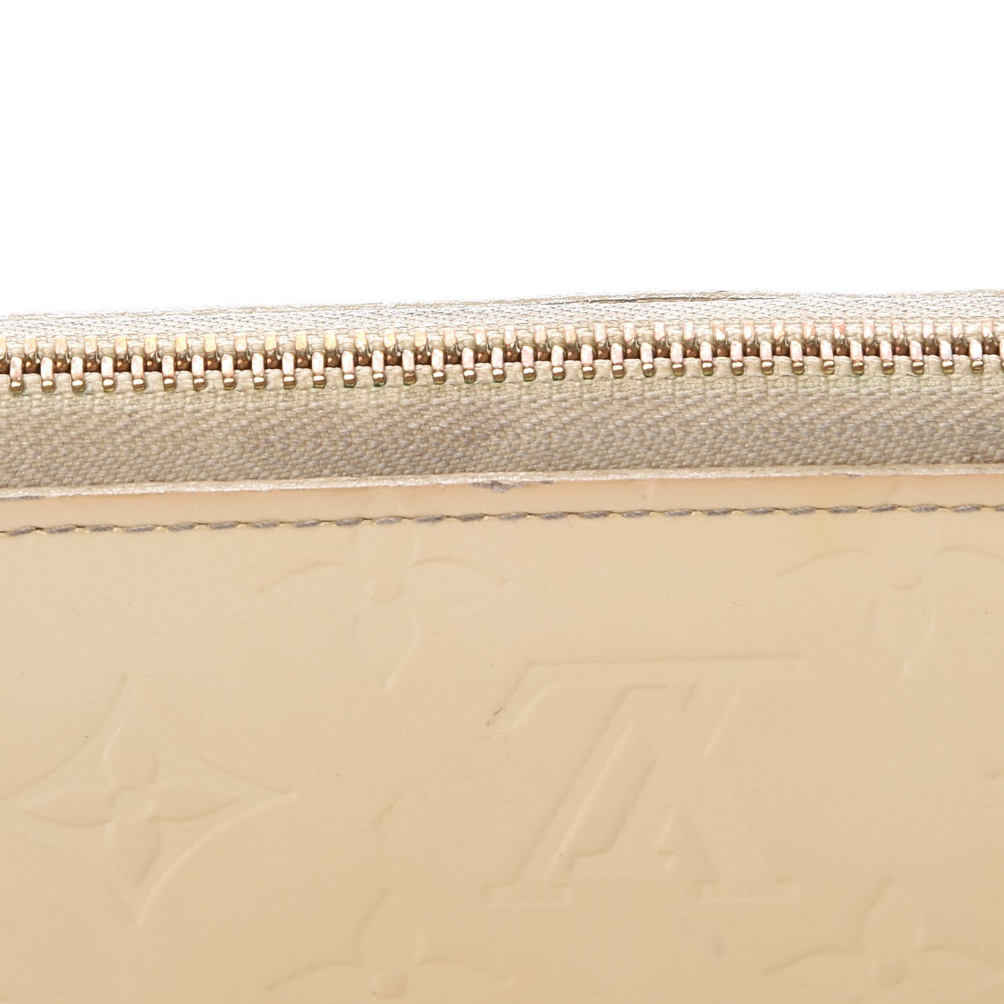 Vernis Zippy Wallet Blanc Corail