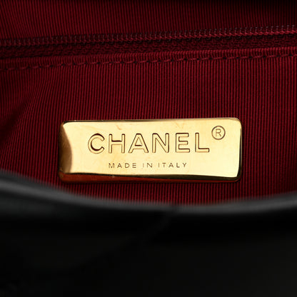 Chanel Lambskin Quilted Medium Chanel 19 Flap Black 6 of 11