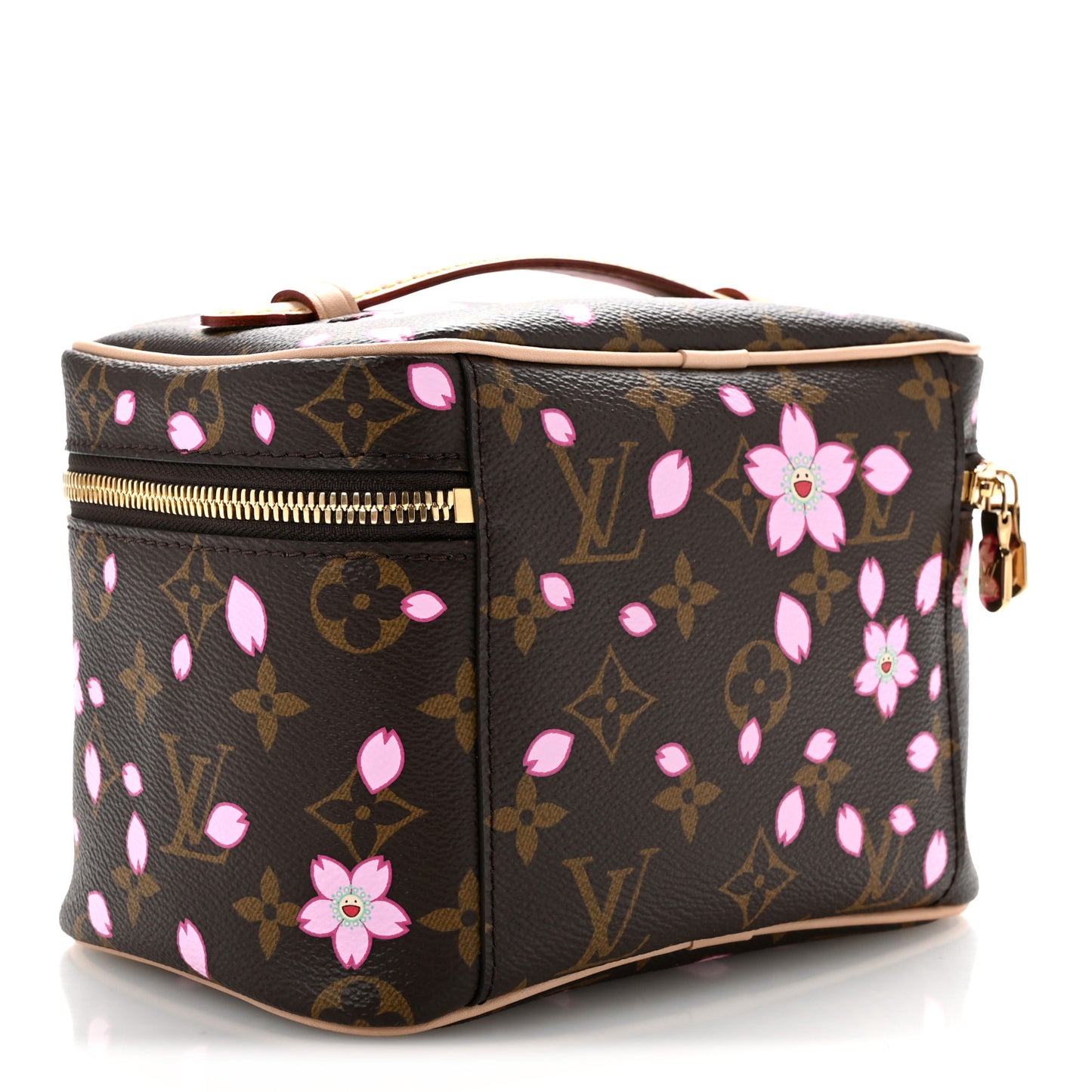 LV X TM Monogram Cherry Blossom Nice Mini Sakura Brown