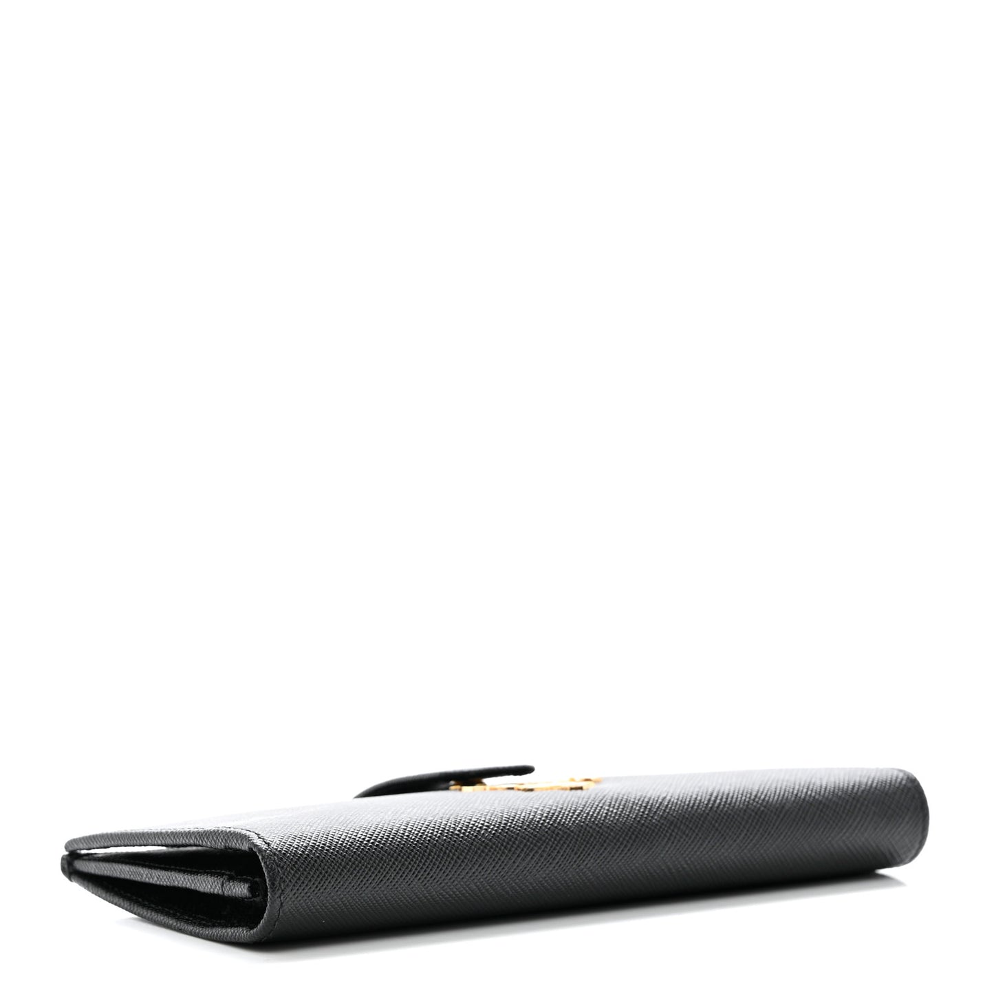 Saffiano Metal Large Wallet Black