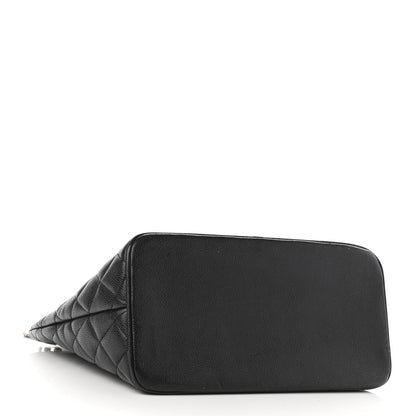 Chanel Caviar Quilted Medallion Tote Black 4 of 10