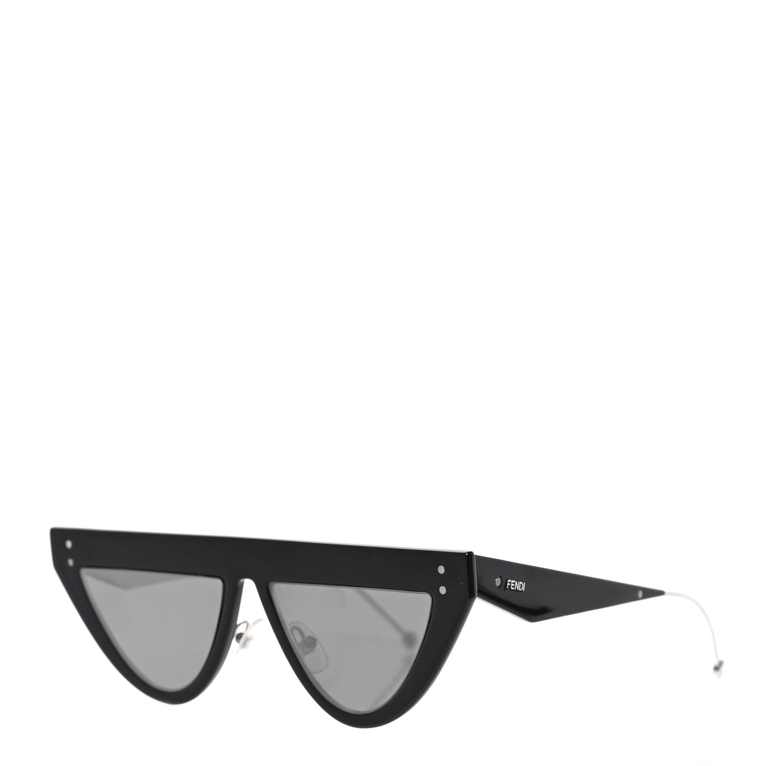 Fendi Acetate Metal Defender Sunglasses FF 0371/S Black 1 of 6