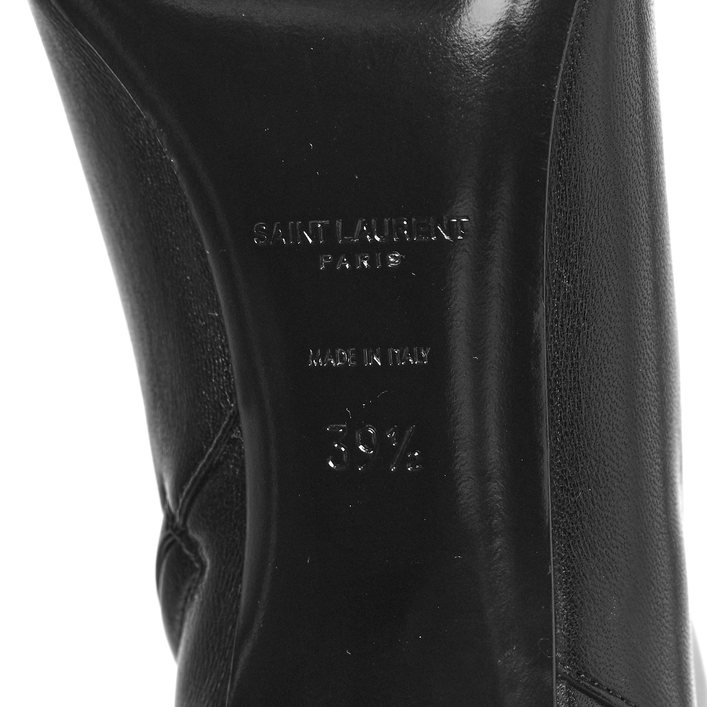 Nappa Loulou Ankle Zip Boot 39.5 Black