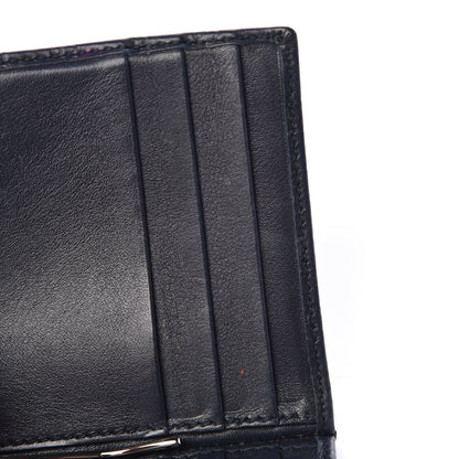 Gucci Microguccissima Bi-Fold Wallet Navy Blue 7 of 9