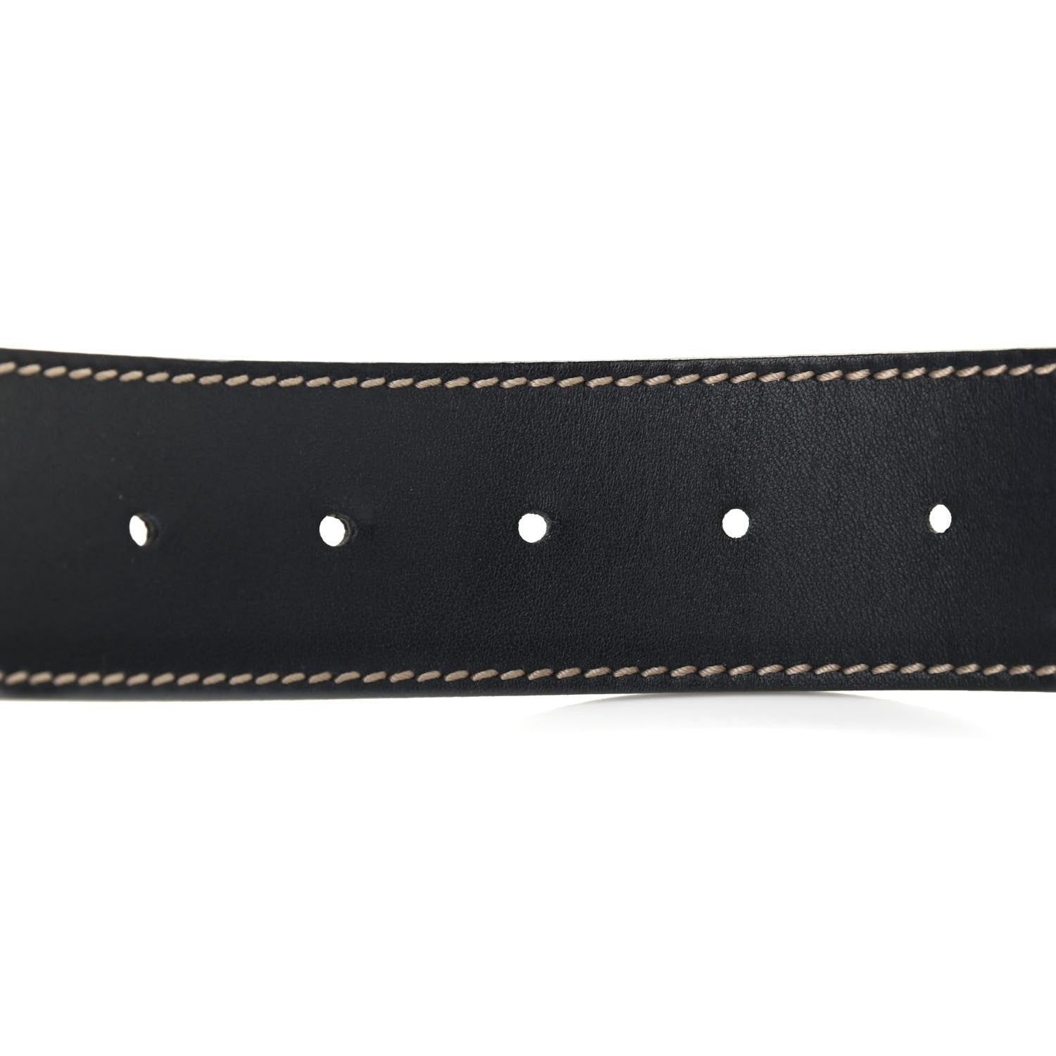 Gucci GG Supreme Monogram Interlocking G Belt 90 36 Beige Blue 4 of 7