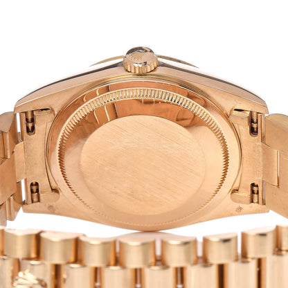 Rolex 18K Yellow Gold 36mm Oyster Perpetual Day-Date President Watch Champagne 18238 5 of 6