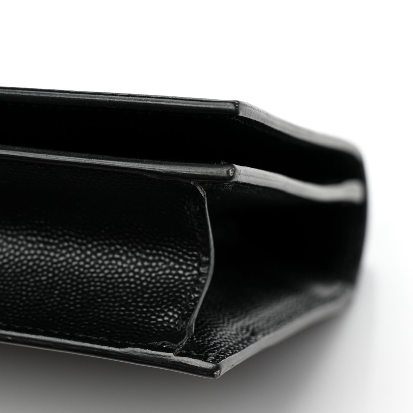 Grain De Poudre Classic Monogram Kate Clutch Black
